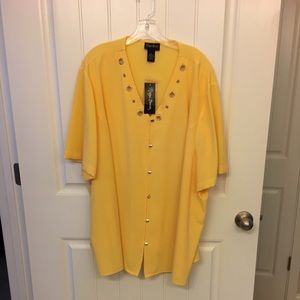 Yellow tunic by Maggie Barnes